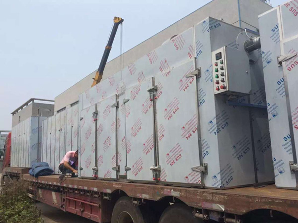 烘干機發貨現場